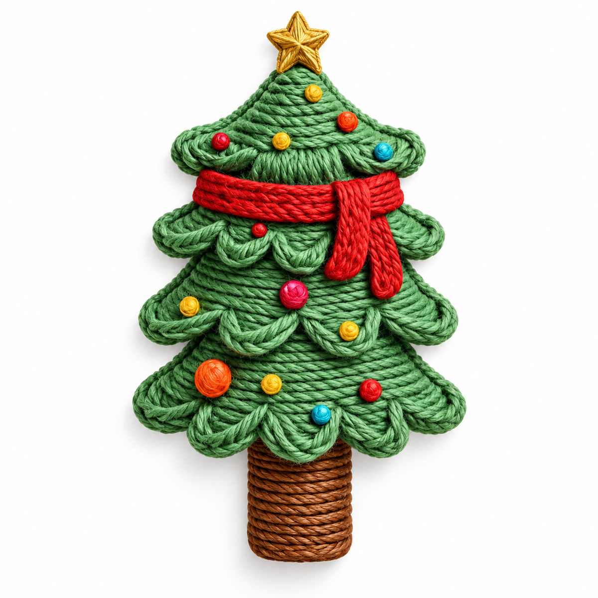 Christmas Tree Wall Scratching Panel