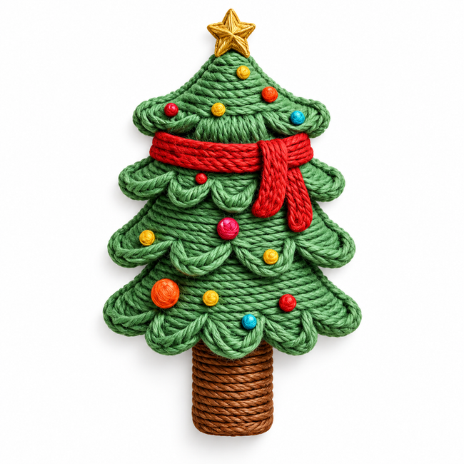 Christmas Tree Wall Scratching Panel