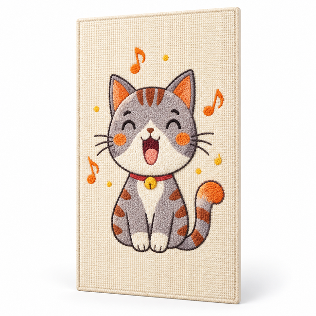 Cartoon Cat Furniture Scratch Mat
