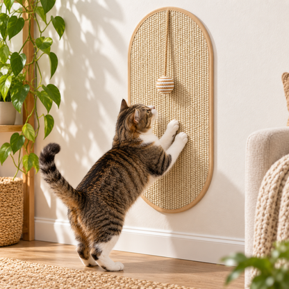 Natural Sisal Wall & Floor Cat Scratch Mat