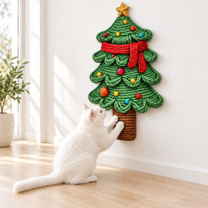 Christmas Tree Wall Scratching Panel