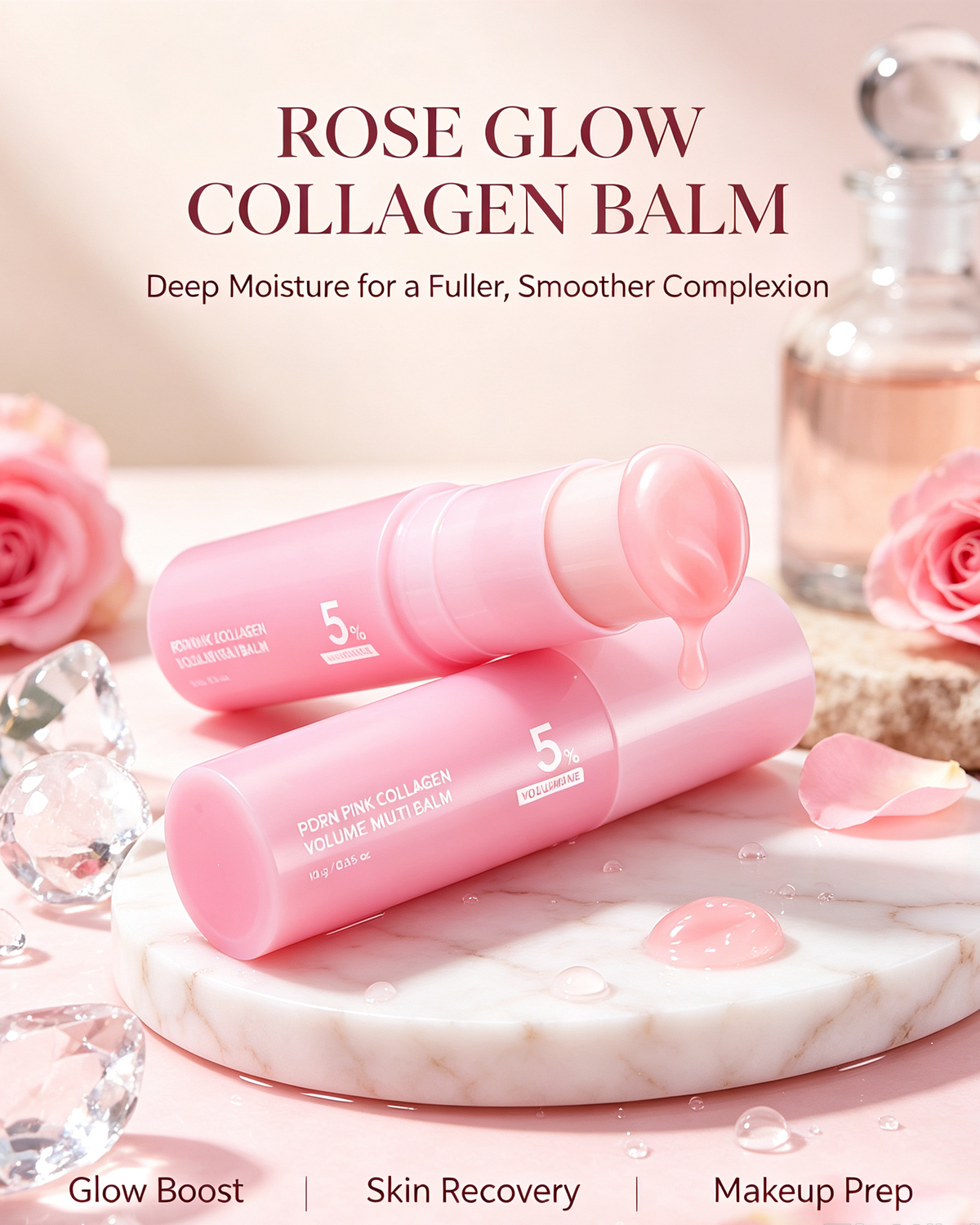 Collagen Volume Multi Balm: The Needle-Free Filler-Alternative Stick for Fuller, Glass-Like Skin