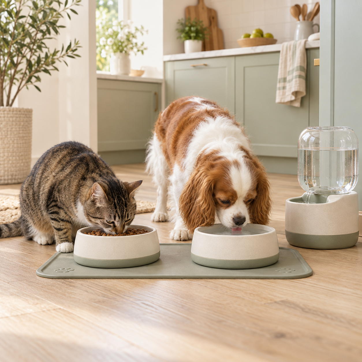 Pet feeding essentials for dogs and cats